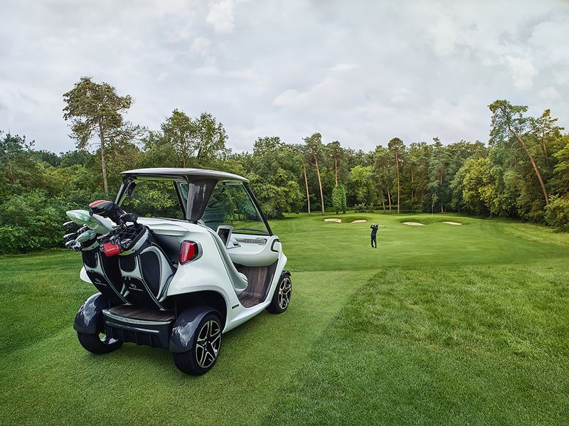 mercedes golf cart
