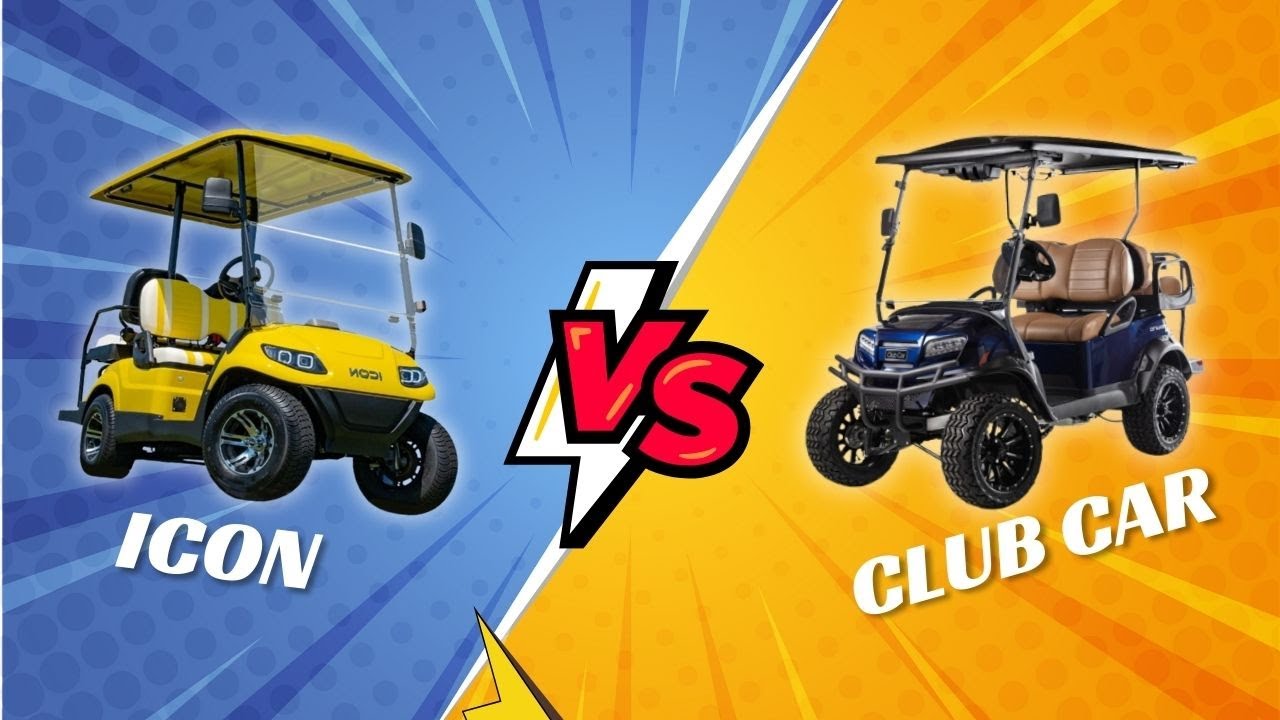 club car vs icon golf cart