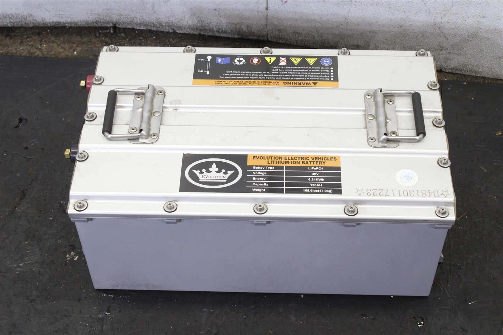 evolution golf cart batteries