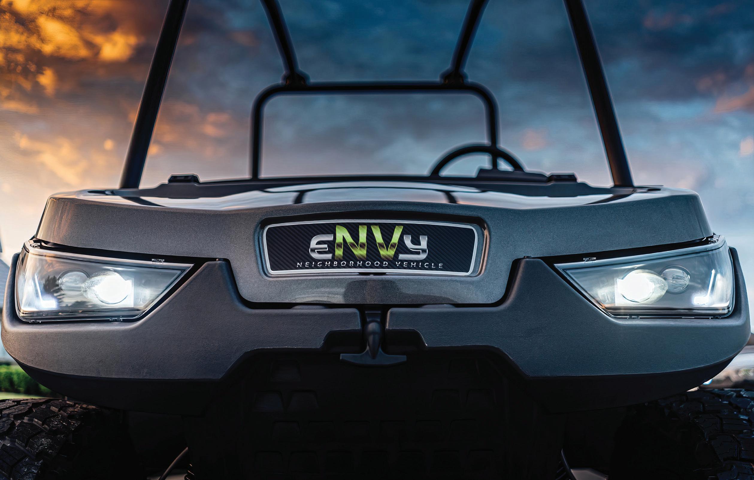 envy golf cart top speed