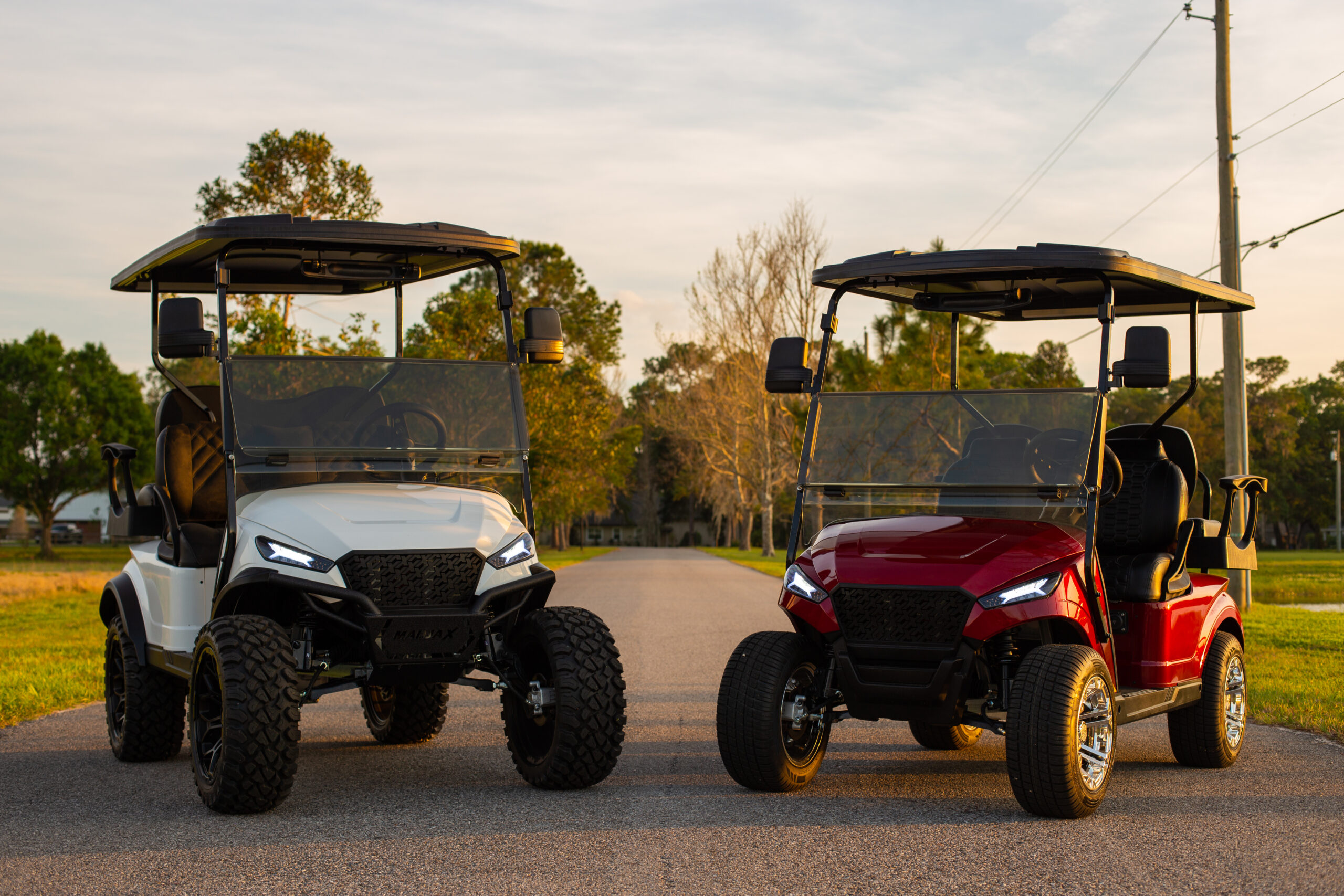 where are madjax golf carts made banner