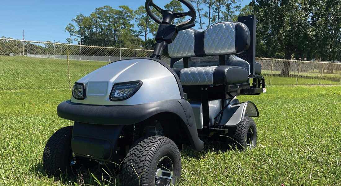 can you add larger tires to cricket golf carts