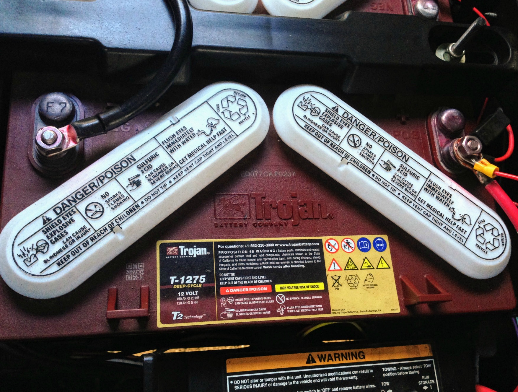 how to tell age of trojan golf cart batteries banner