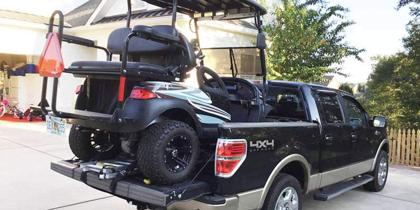 will a golf cart fit in a truck bed