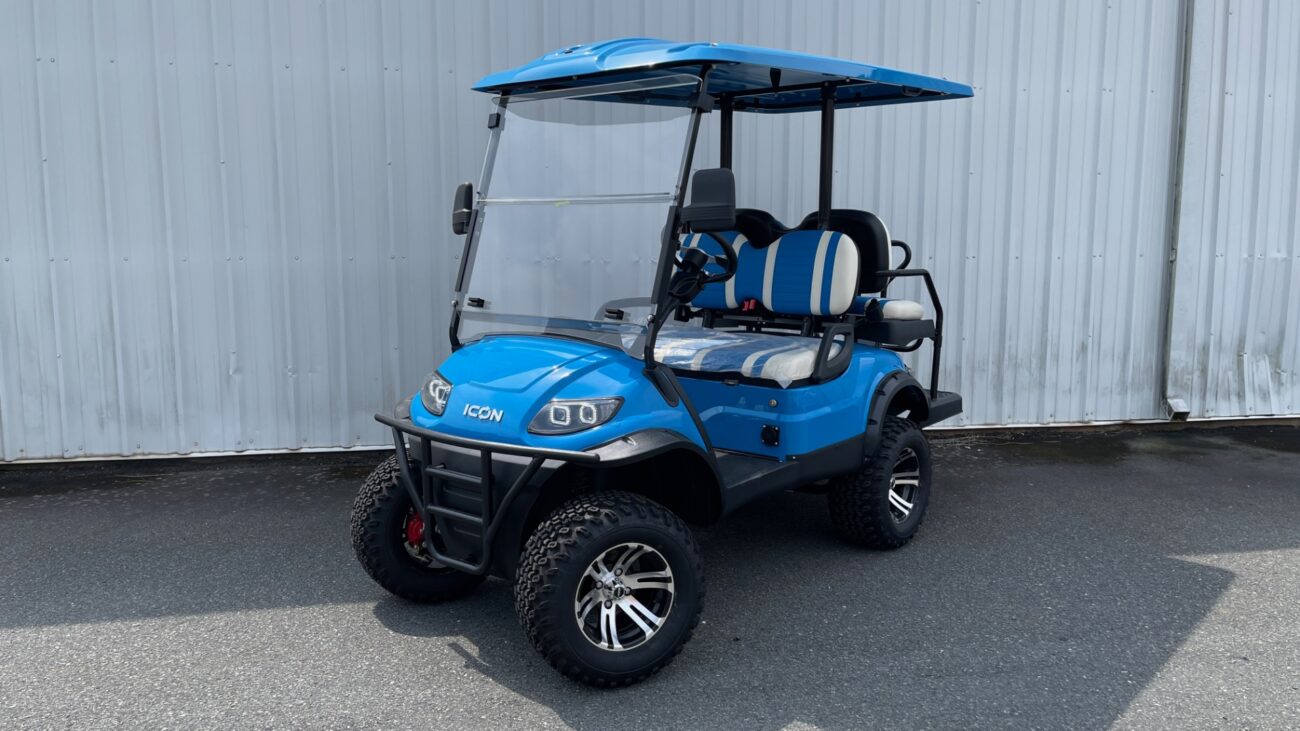 how to charge an icon golf cart