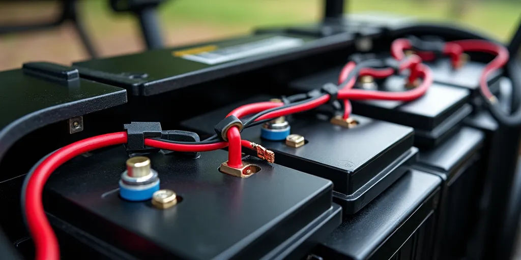 How to wire 3 12v batteries for 36v golf cart