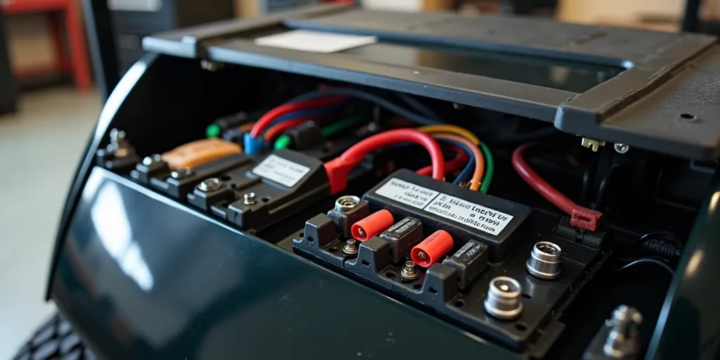 wire accessories on tomberlin golf cart