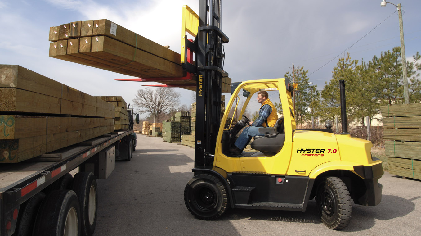 how to start hyster forklift