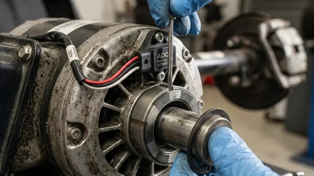 what causes a electric golf cart to jerk