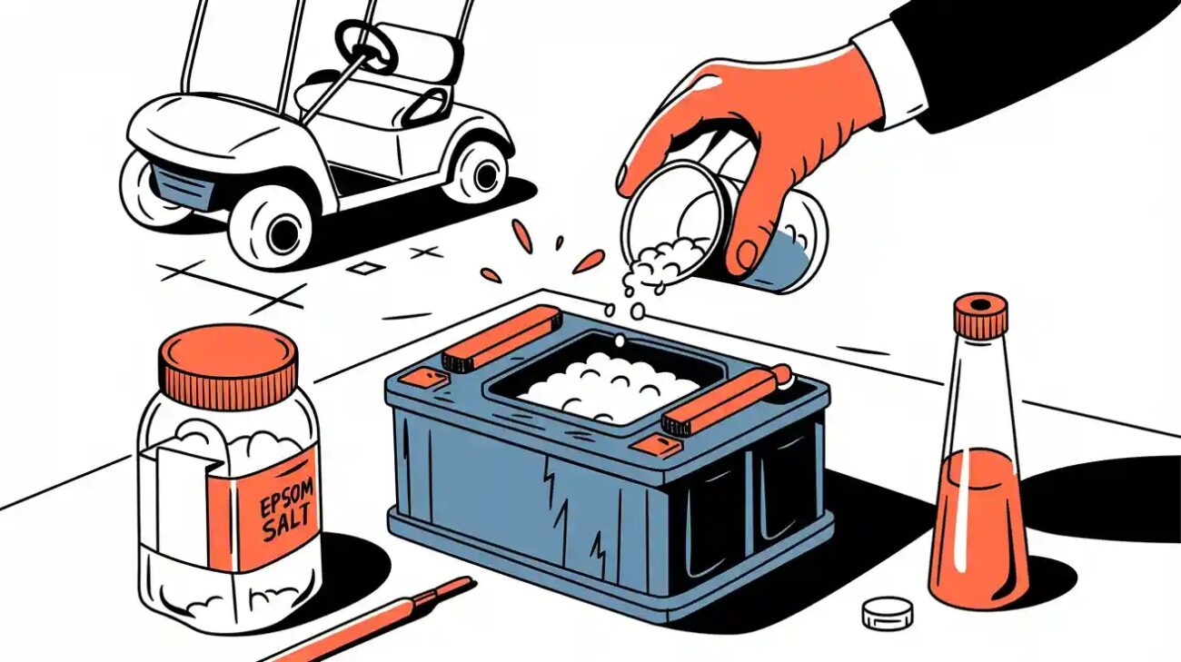 does golf cart battery repair liquid work