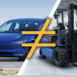 are forklifts heavier than cars