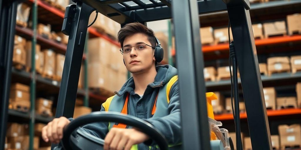can a 17 year old drive a forklift
