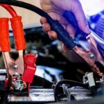 can you jump start a forklift battery with a car
