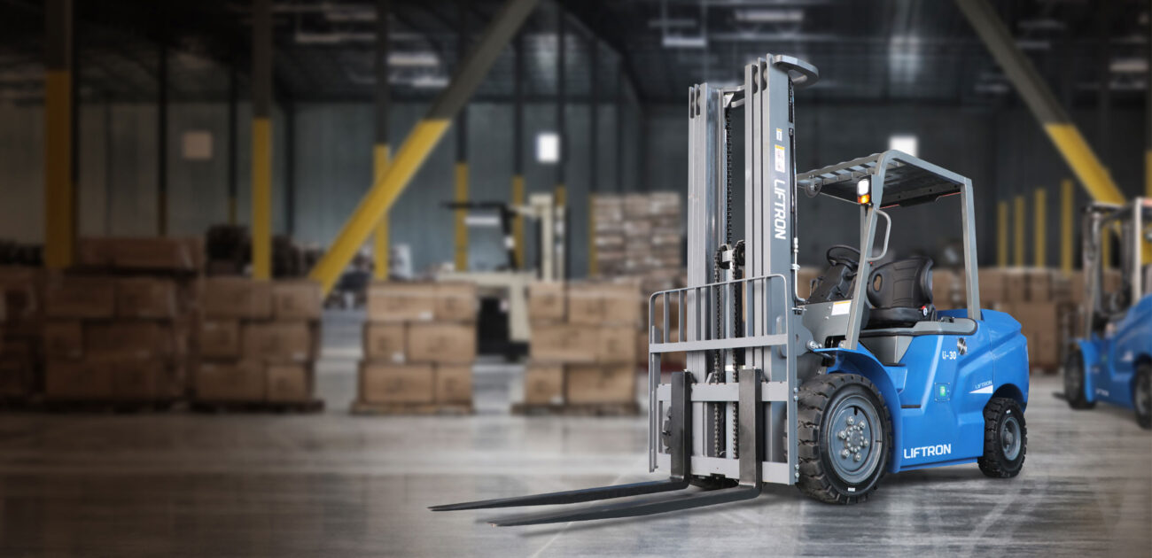 does all sit-down forklifts have brake and accelerator