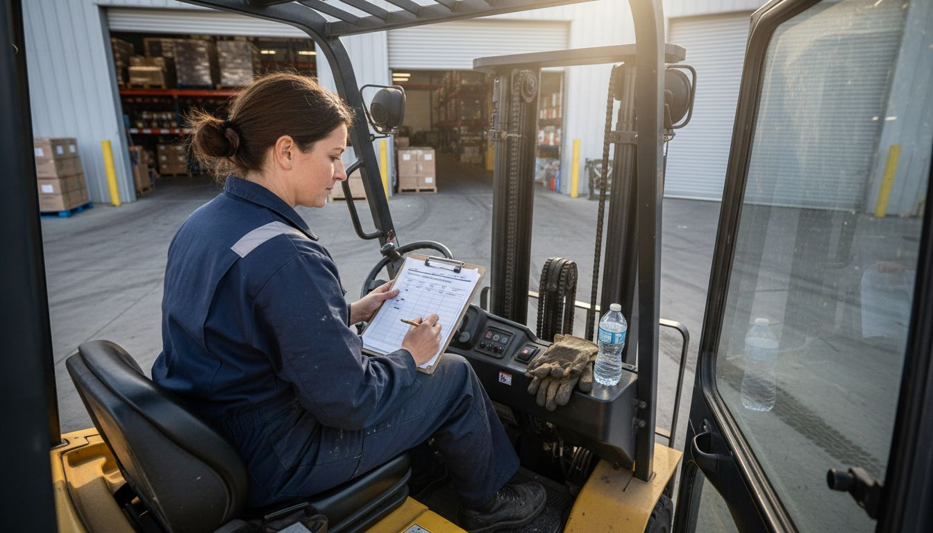 how long do you have to keep forklift inspection records