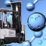 how much output does a hydrogen forklift put out