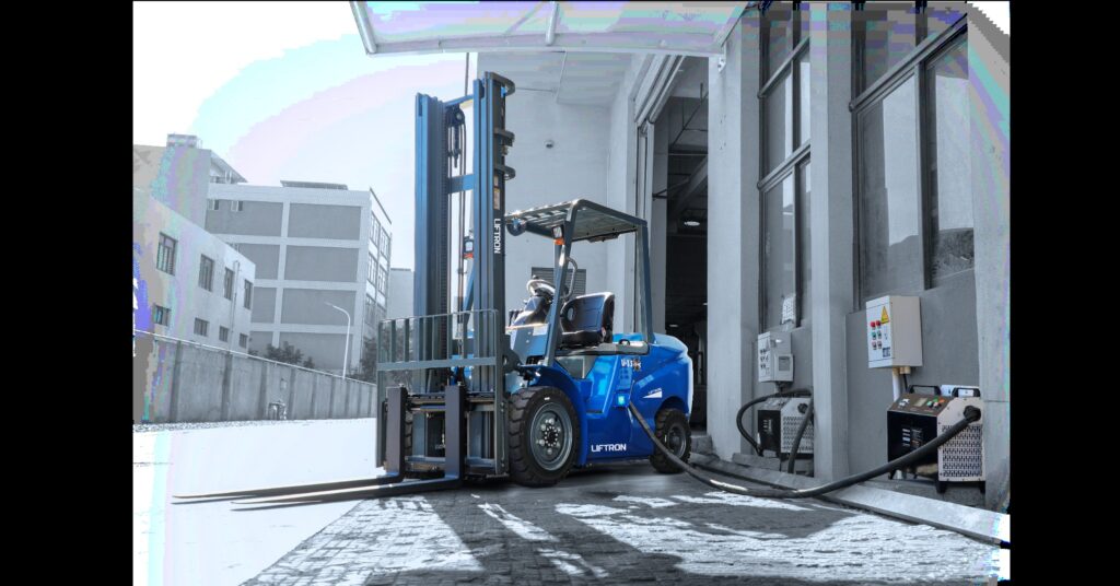 how to charge liftron forklift battery