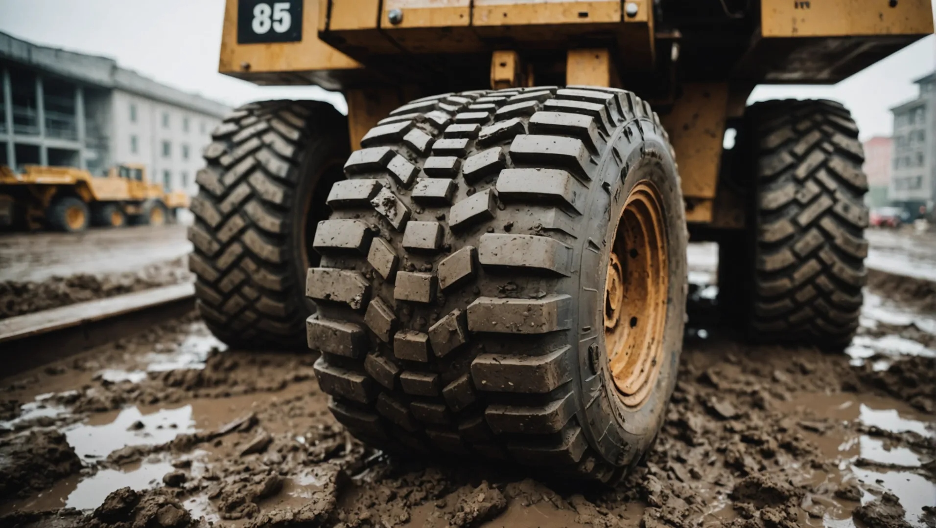 what are the best forklift tires for a construction site​