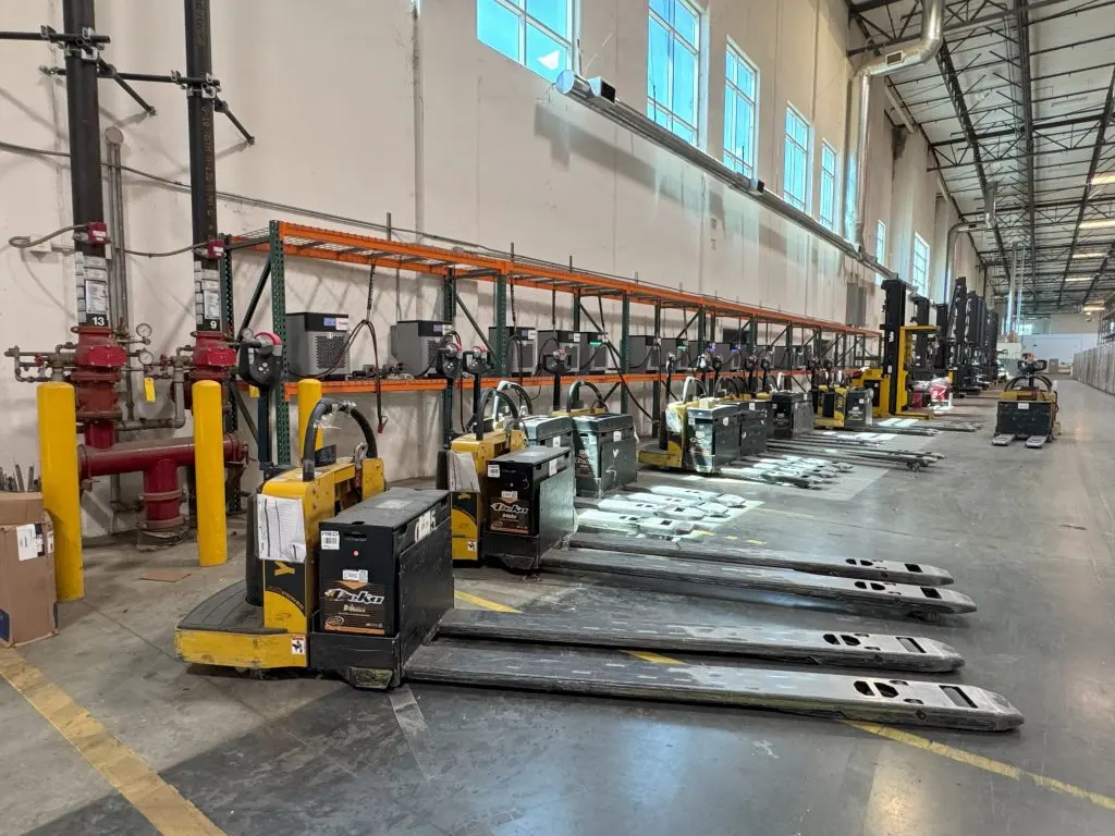 what do you do with old forklift chargers