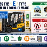 what does the e type designation on a forklift mean