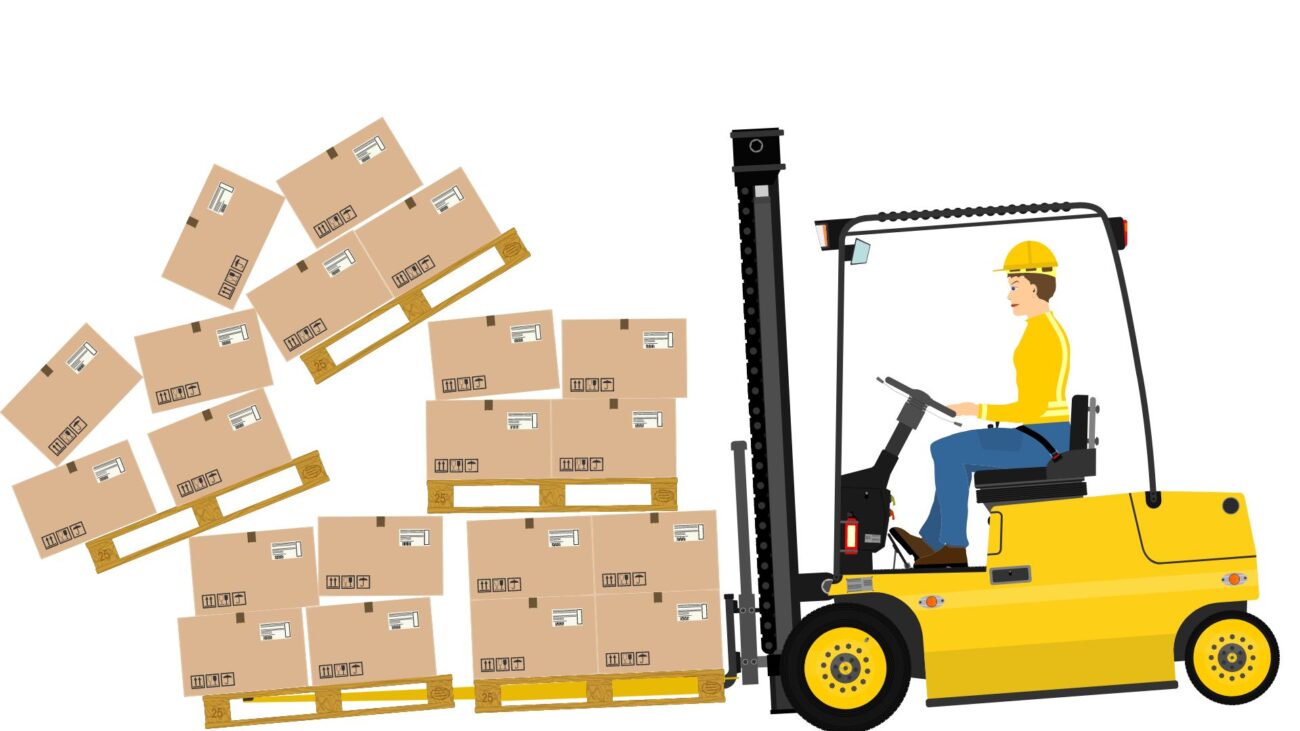 what forklift component keeps the load from falling