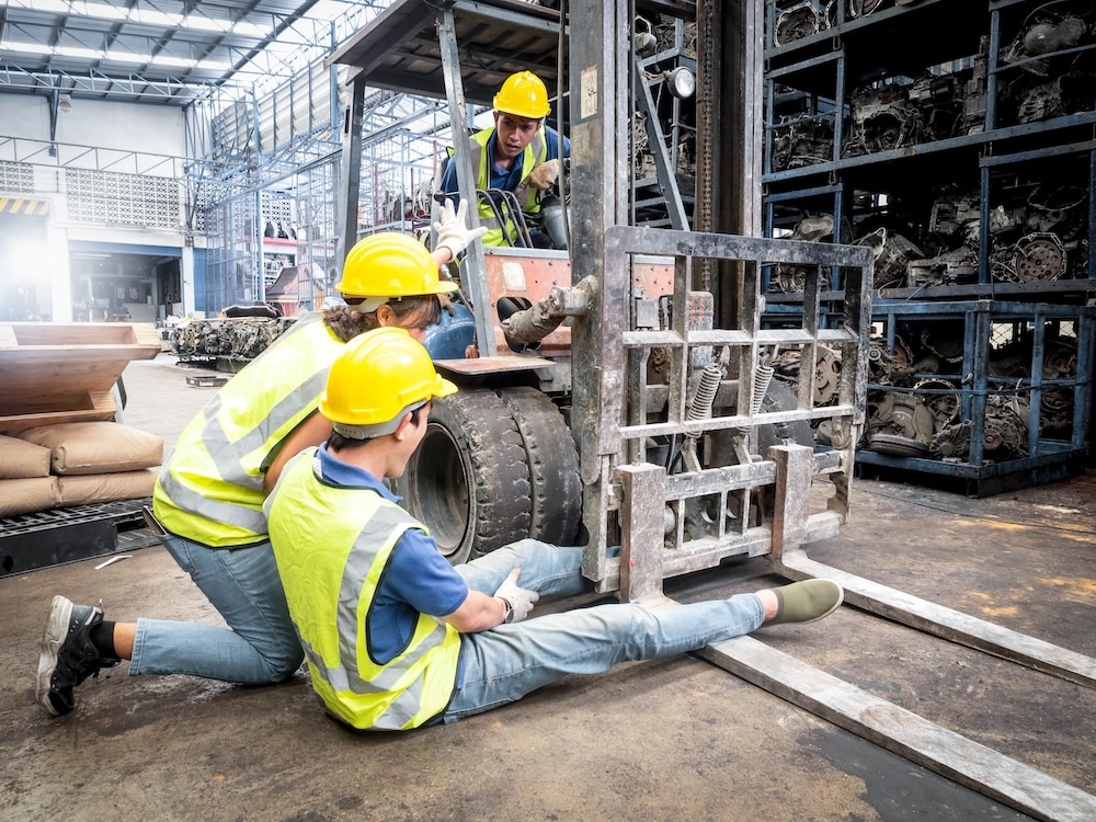 what is the number one cause of forklift related injuries