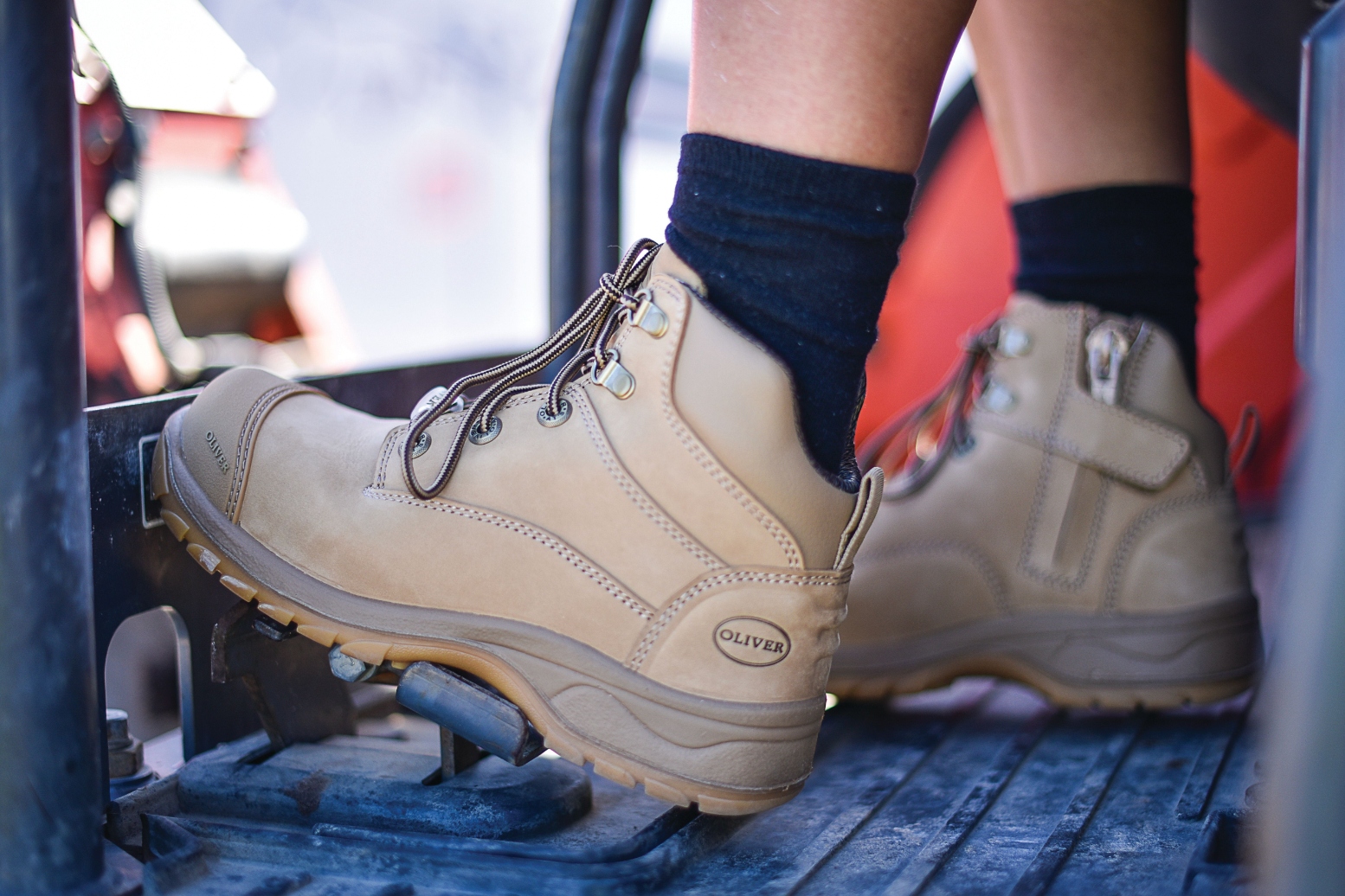 what kind of shoes are required to drive a forklift