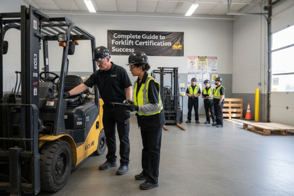 what specific forklift certification is required for employment​