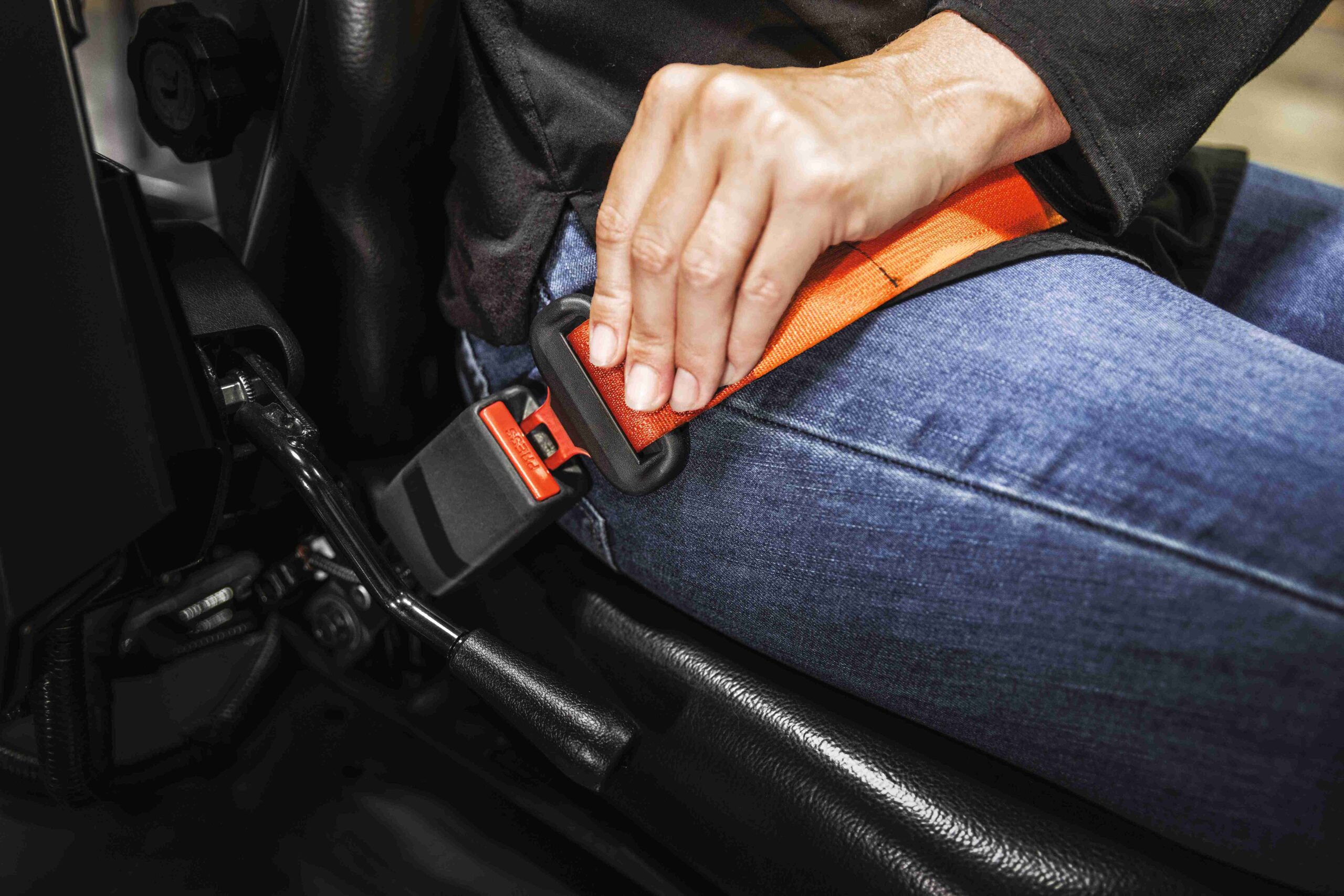 why should you always wear a seat belt forklift