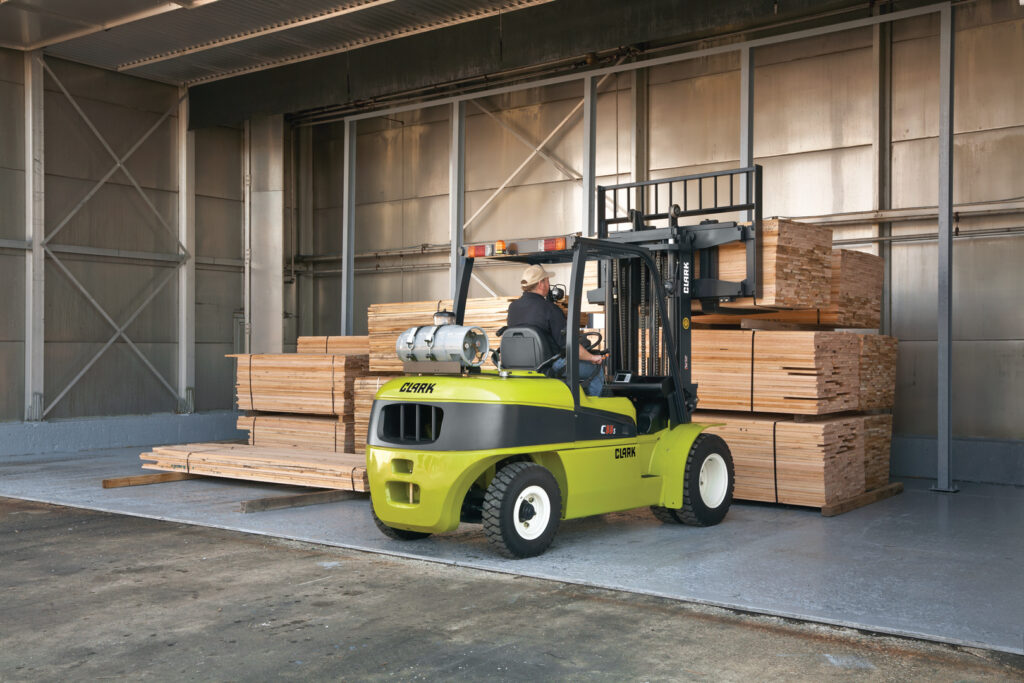 can you use a diesel forklift indoors​