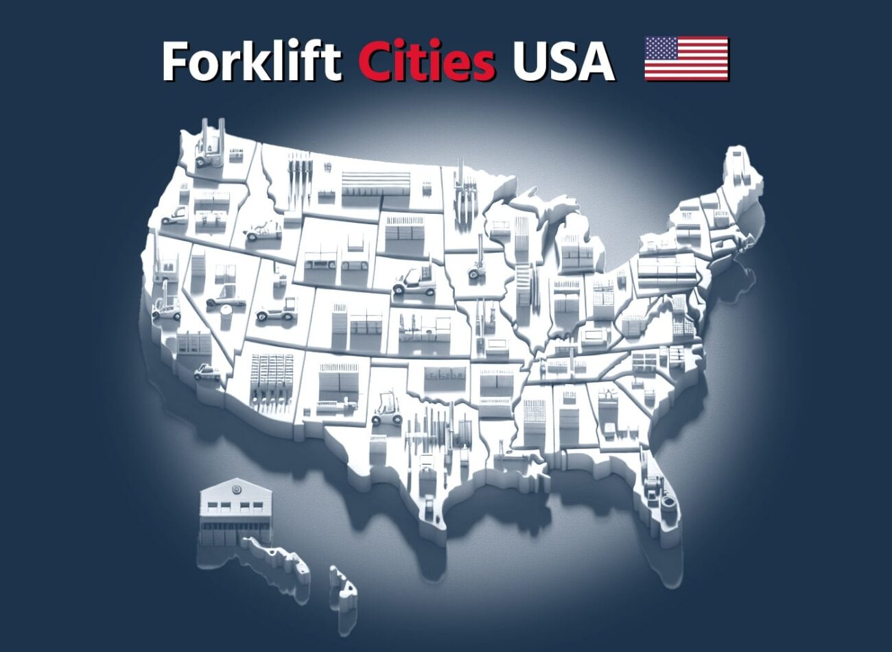 how many forklifts in usa