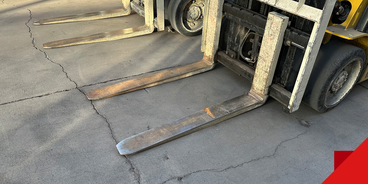how to cover up dents and scratches on a forklift