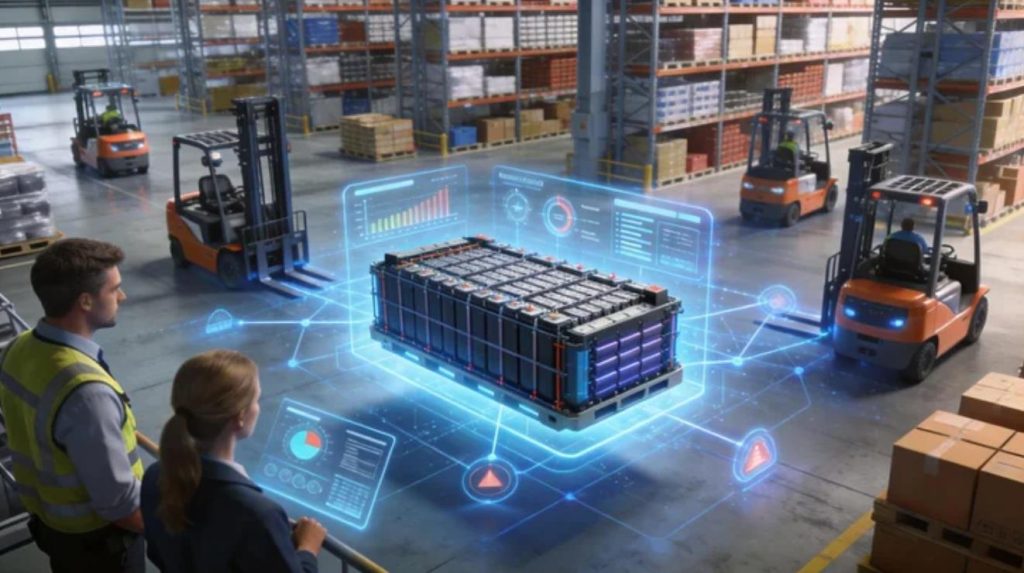how to monitor battery health in electric forklifts