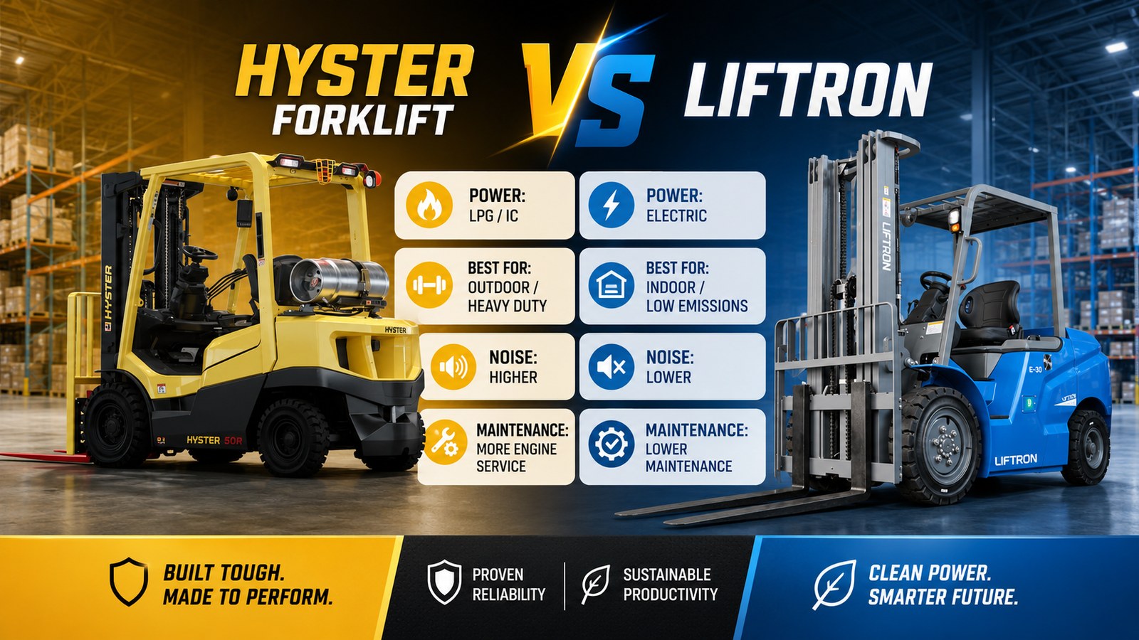 hyster forklift vs liftron