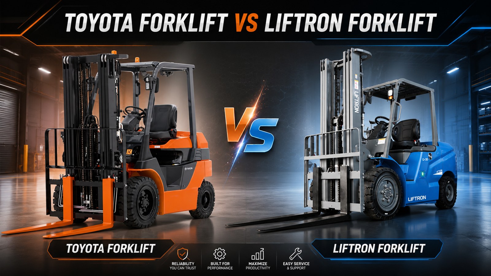 toyota forklift vs liftron forklift
