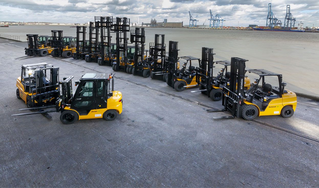 what industries use forklifts