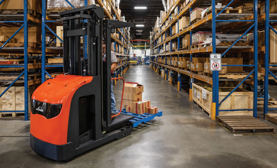 what is ohsa standard for order picker forklift harness height