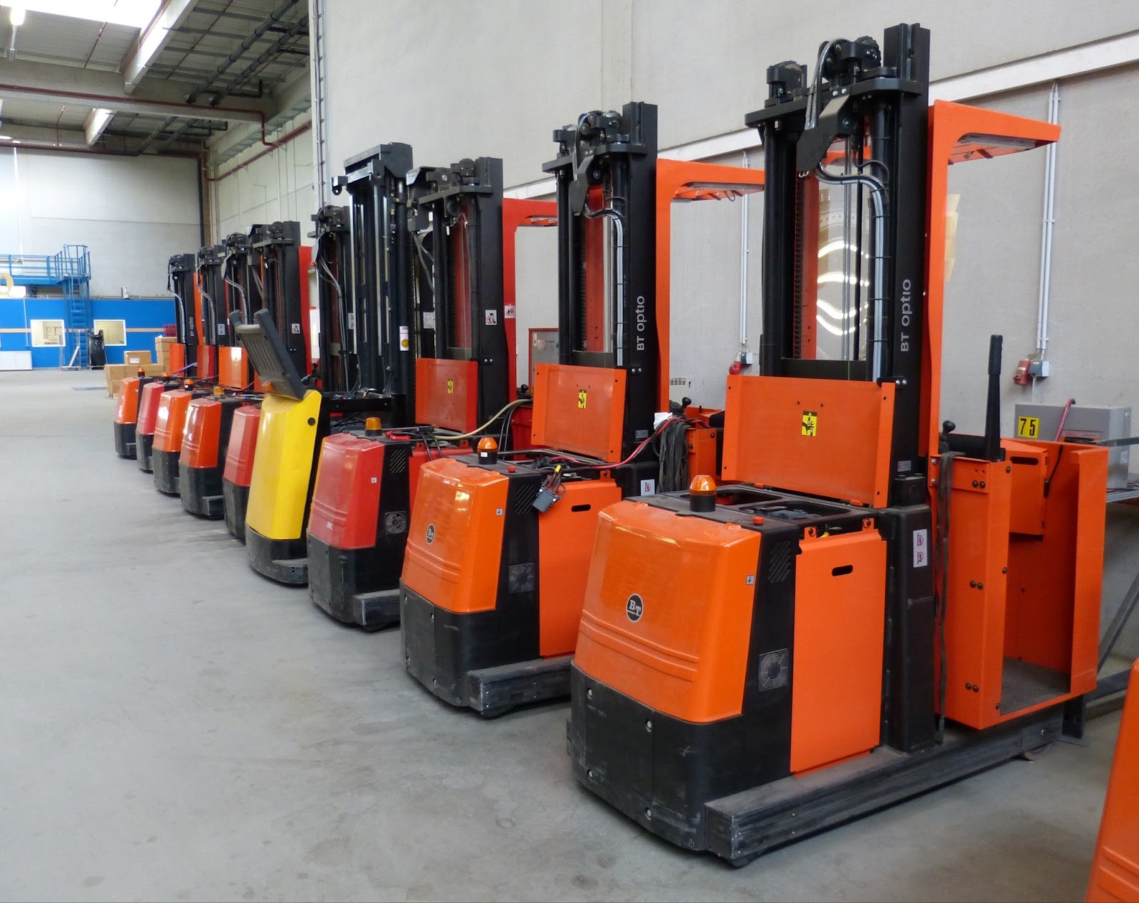 what types of electric forklifts are there