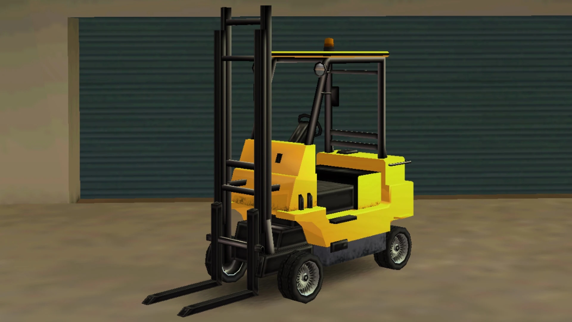 why are forklifts rear steering
