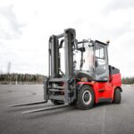 can you drive a forklift over any type of surface