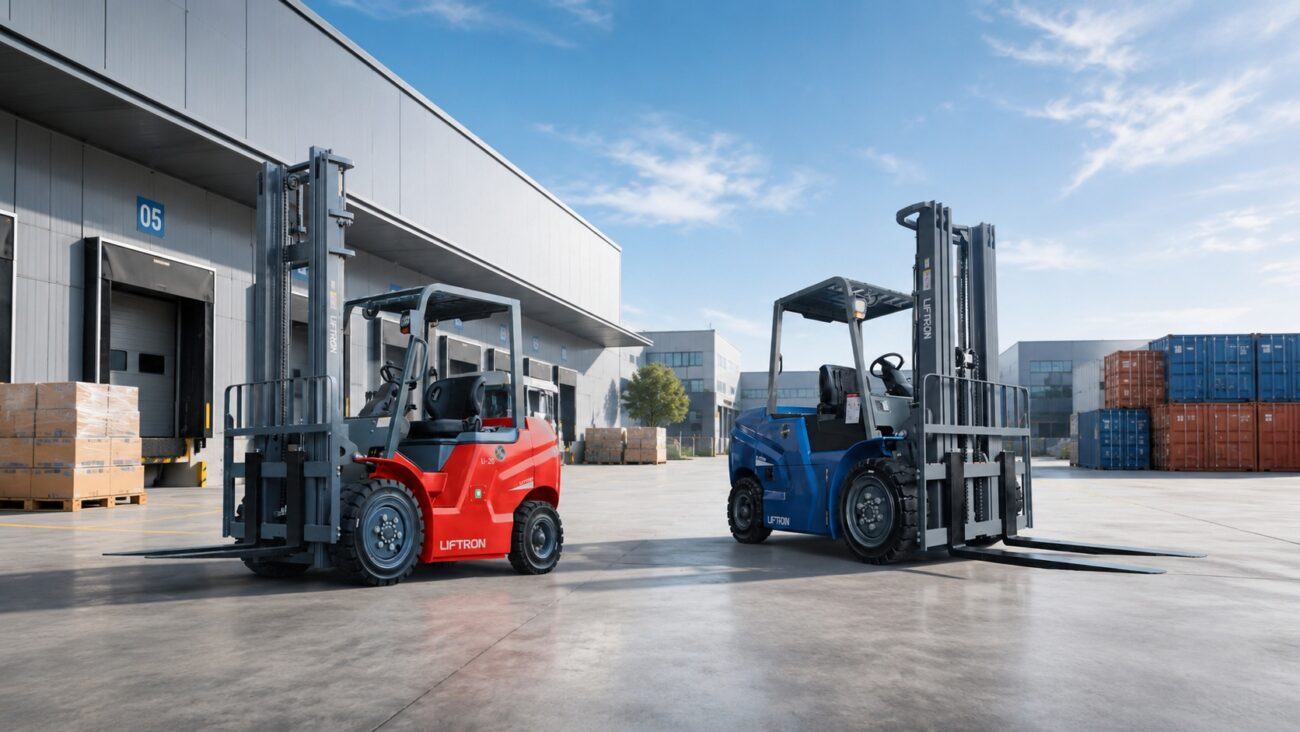 counterbalance forklift truck for rent liftron