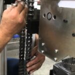 how to check forklift chain wear