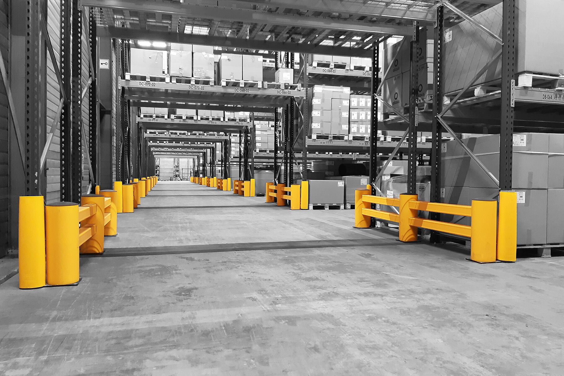 how to prevent forklift damage to pallet racks