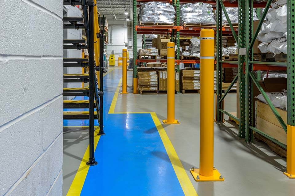 how to prevent forklift damage to racks warehouse equipment