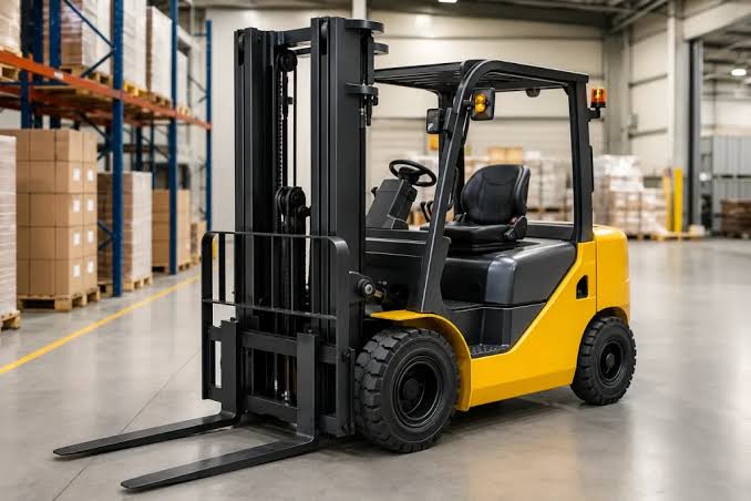 what are some common components of a standard forklift