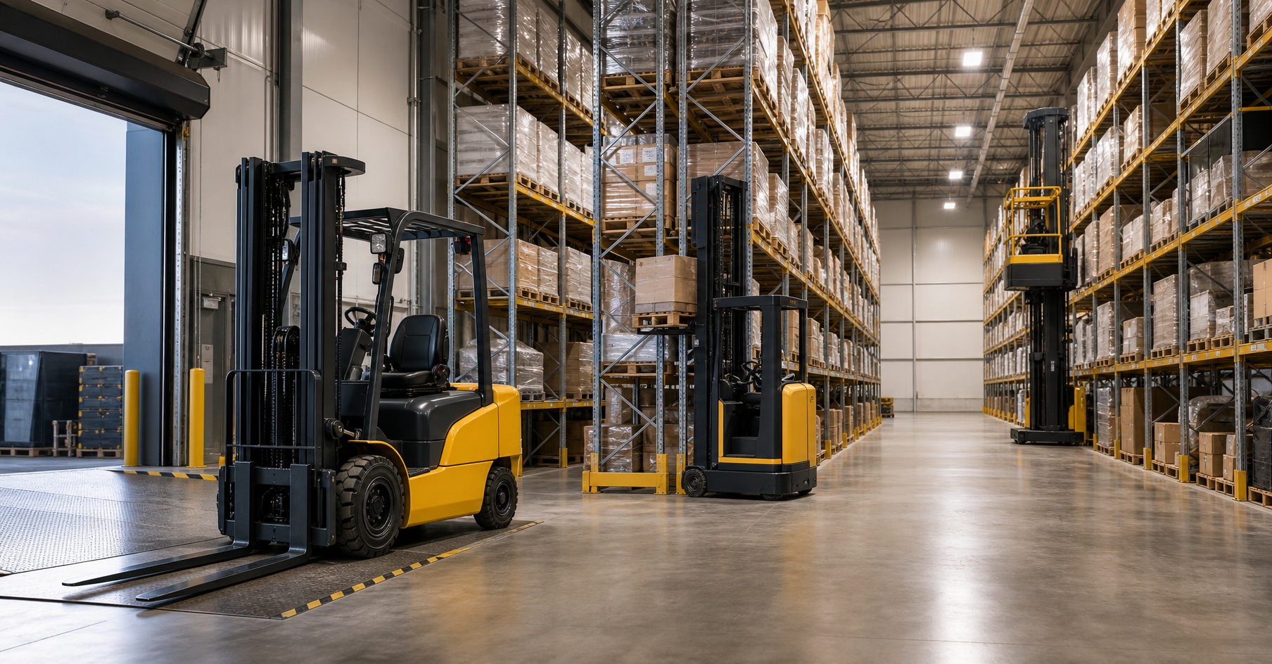 what forklifts do warehouses use