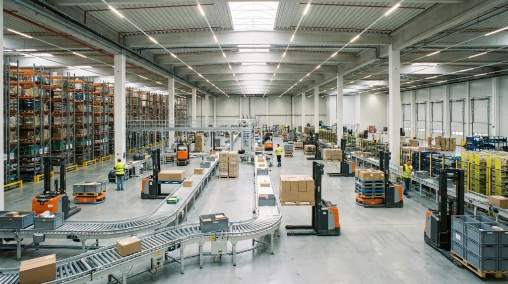 what is material handling equipment in a warehouse