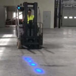what is the blue light on a forklift for​