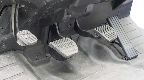 what type of forklift has an inching pedal